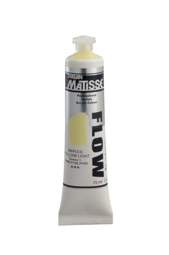 Acrylic Paint - Matisse Flow 75ml Naples Yellow Lt S1 Carousel 2