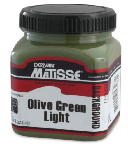 Acrylic Paint - Matisse Background 250ml Olive Green Lig Carousel 1