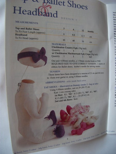 ~ Baby Bonnets and Bootees - 21 Designs ~ Carousel 2