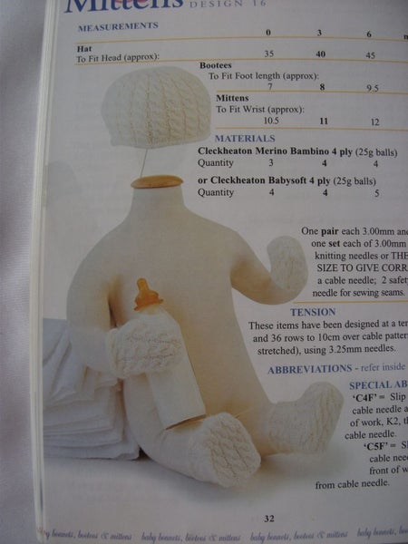 ~ Baby Bonnets and Bootees - 21 Designs ~ Carousel 16