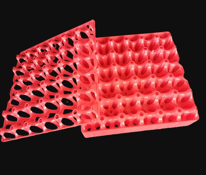 EGG TRAY PLASTIC REUSABLE RED X 10 Carousel 1