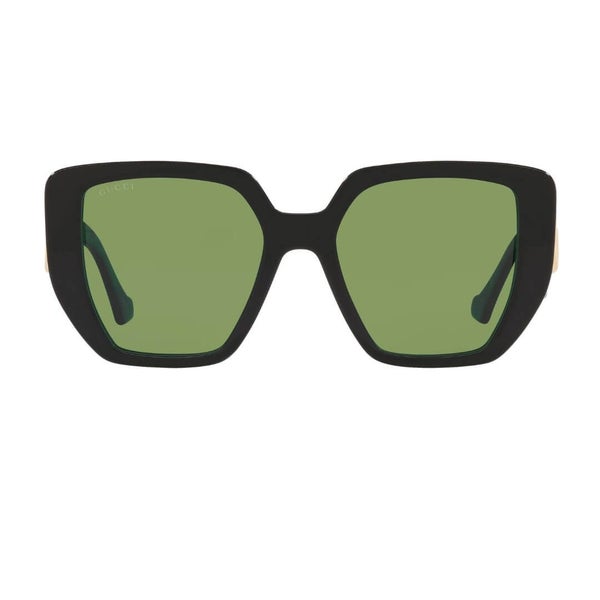 Gucci GG0956S 001 Women's Sunglasses - Black Frame, Green Lenses Carousel 2