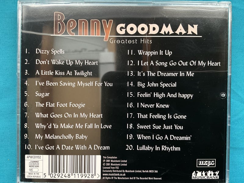 BENNY GOODMAN GREATEST HITS CD Carousel 2