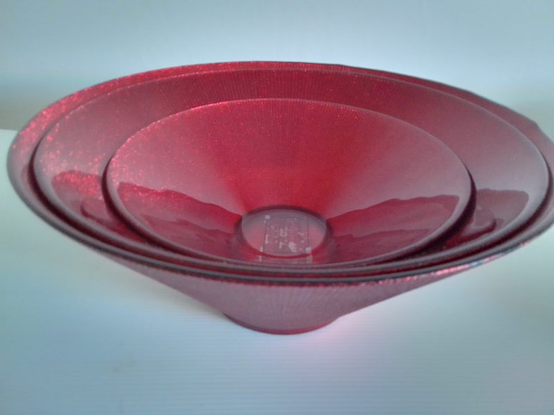 Red Glass Bowls and Platters Carousel 1