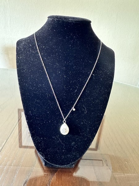 Baroque pearl necklace - silver Carousel 3