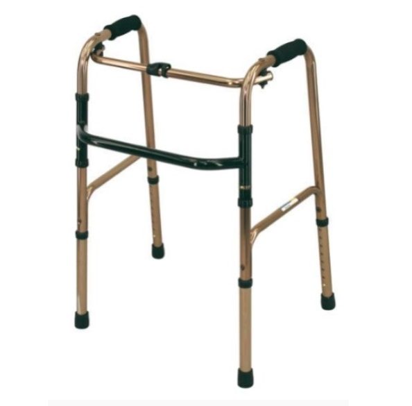 Deluxe Folding walking frame with 4 feet Carousel 1
