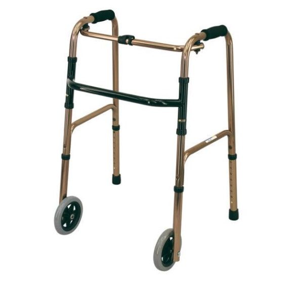 Deluxe Folding walking frame with 4 feet Carousel 2