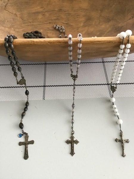 Vintage French Rosary Beads - you choose Carousel 1