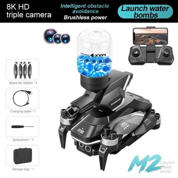 RC Drone Professional Aerial 8K Three-Camera Avoidance Foldable Quadcopter629481038956831122
