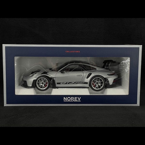 Norev 187366 Porsche 911 GT3 RS w/Weissach pack 2022 GT Silvermetallic 1:18 Carousel 9