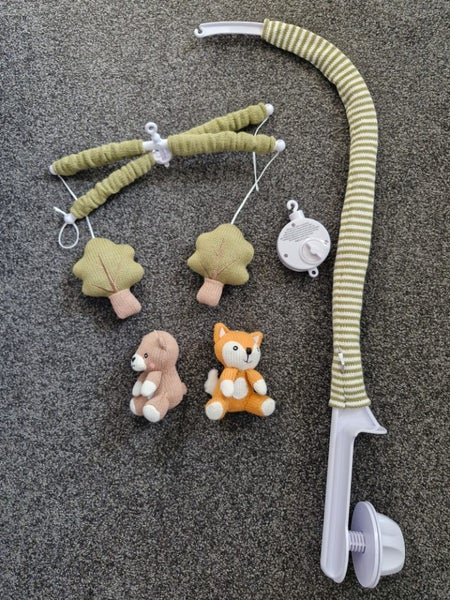 Little Textiles Forest Retreat Musical Mobile Carousel 1