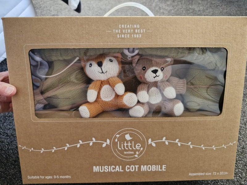 Little Textiles Forest Retreat Musical Mobile Carousel 4