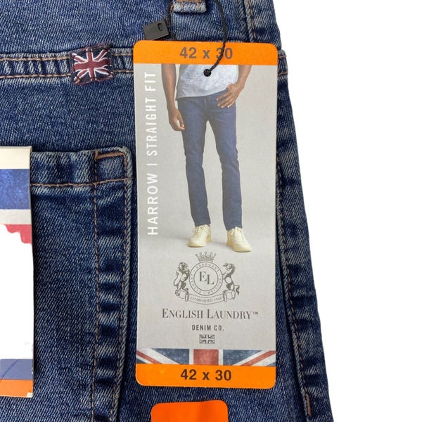 English Laundry Men's Harrow Straight Fit Jeans SIZE - 42 Carousel 2