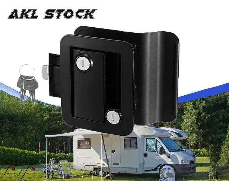 RV Entry Door Lock Latch Deadbolt Camper Trailer New Carousel 1