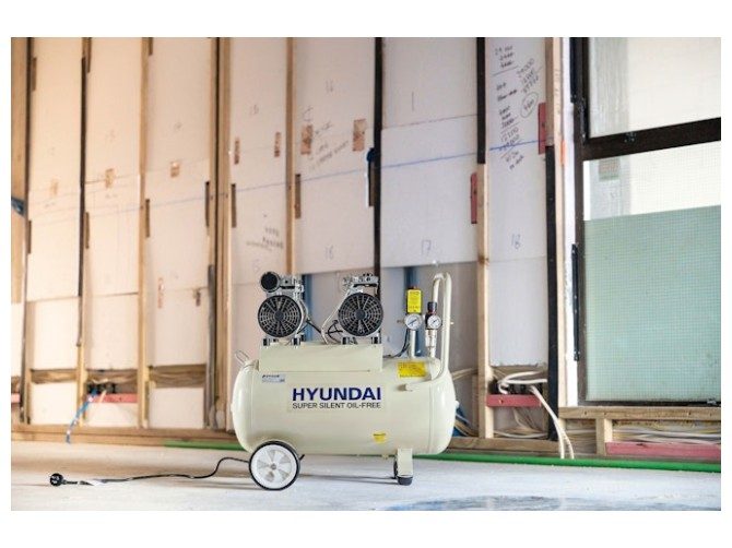 Hyundai Air Compressor Oil Free Low Noise 2HP 50L Carousel 2