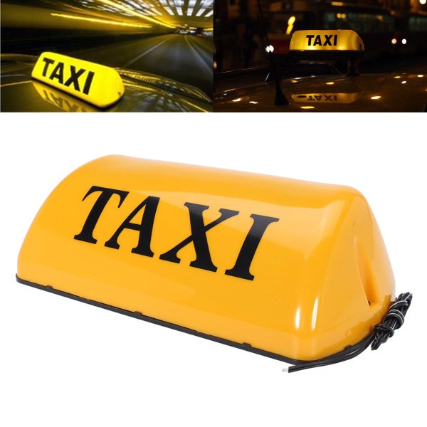 12V Taxi Roof Sign Top Topper Light Car Magnetic Sign Lamp LED Waterproof Carousel 1