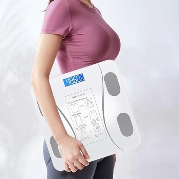 Digital Body Weight Scale Bathroom Scale (White) Carousel 2