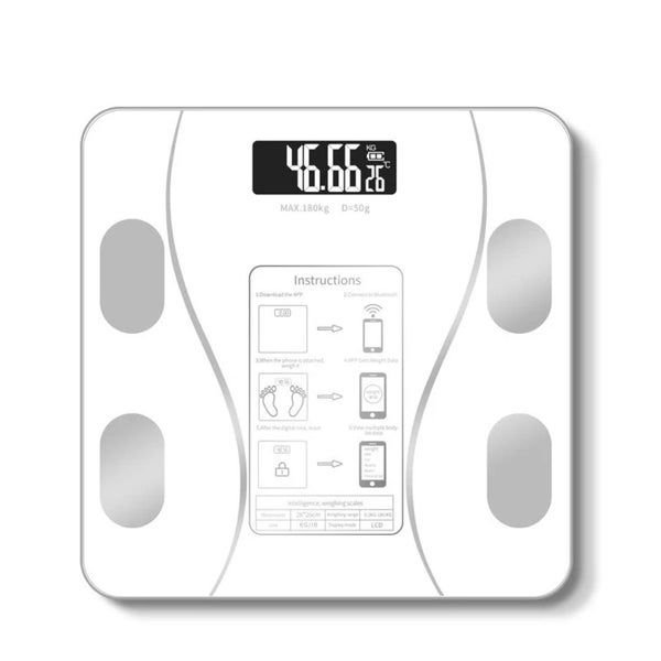 Digital Body Weight Scale Bathroom Scale (White) Carousel 6