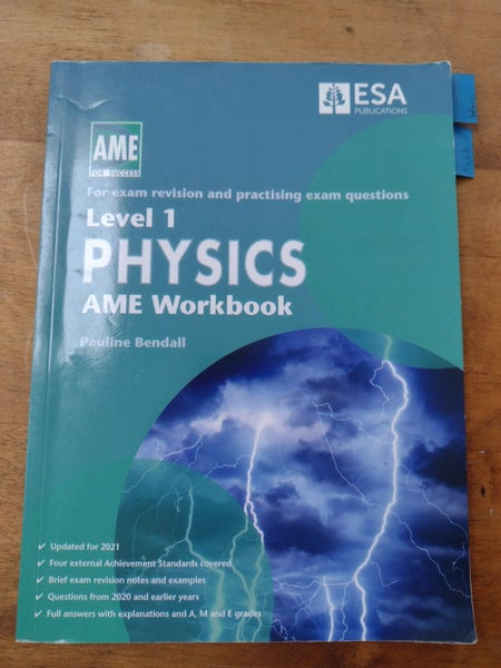 level 1 physics AME study workbook Carousel 1