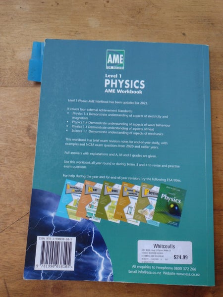 level 1 physics AME study workbook Carousel 2