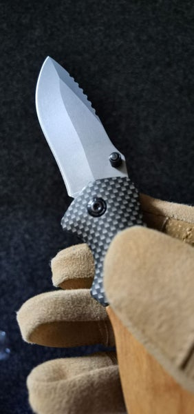 20cm GrayTitanium D2 Blade RopeCutter Outdoor Portable Pocket Folding Knife Gift Carousel 19
