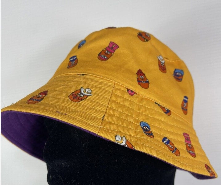 Limited Edition Mcdonalds Grimace Reversable Bucket Hat Carousel 2