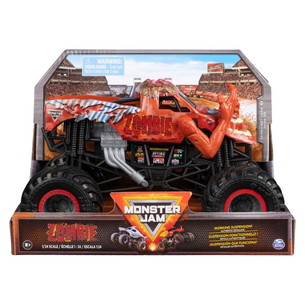 Monster Jam 1:24 Scale Series 19: Red Zombie Truck Carousel 1