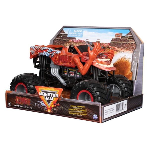 Monster Jam 1:24 Scale Series 19: Red Zombie Truck Carousel 2