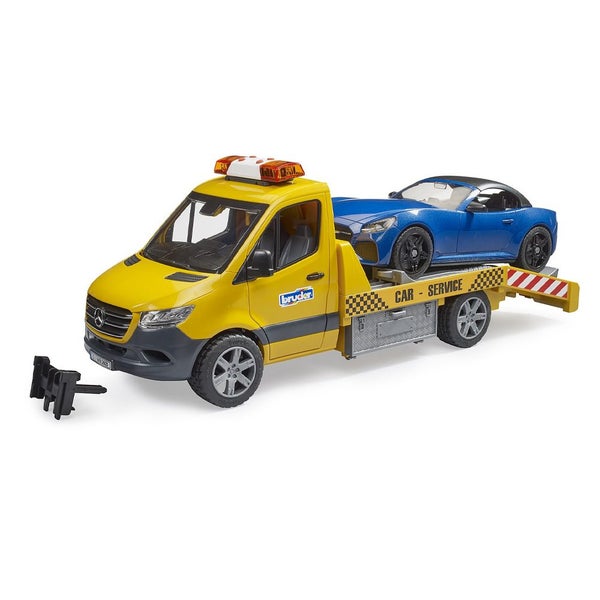 Bruder 1:16 Mercedes G3 Sprinter Transporter Vehicle w Roadsters Sirens Toy 4y+ Carousel 2