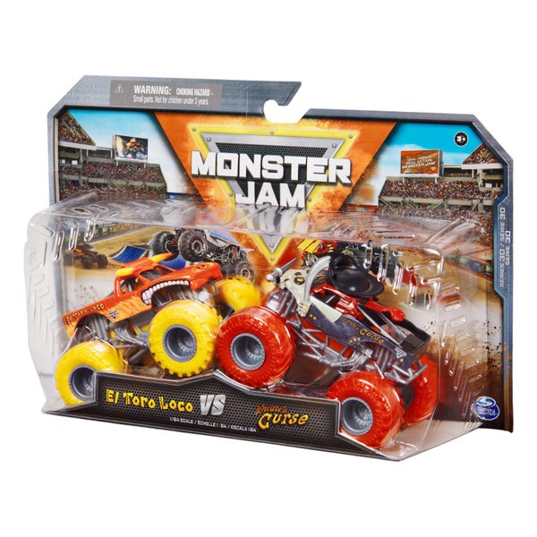 Monster Jam 1:64 Scale Duo Series 30: El Toro Loco vs Pirate's Curse 2 Pack Carousel 2