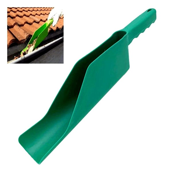 NEW Gutter Getter Scoop Cleaning Roof Tool, Flex Fit Dirt Debris Remover Carousel 1