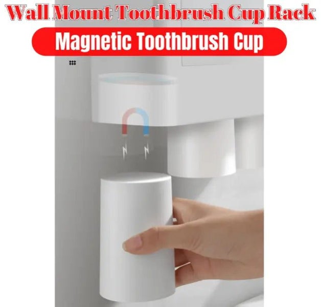 Toothpaste Dispenser and Tootbrush Holder Organisor Snap Deal Carousel 10