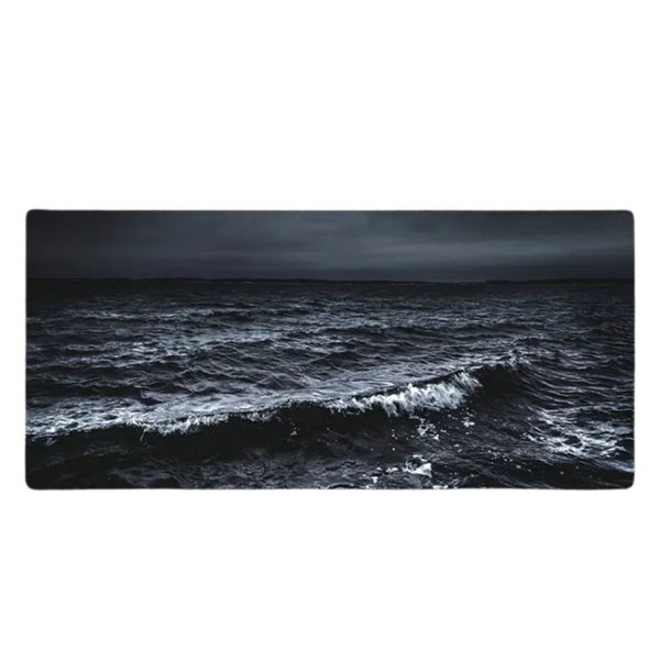 Mouse Pad Black 400X800x2mm Art Series Marble Computer Laptop Rubber Mat Desk M Carousel 1