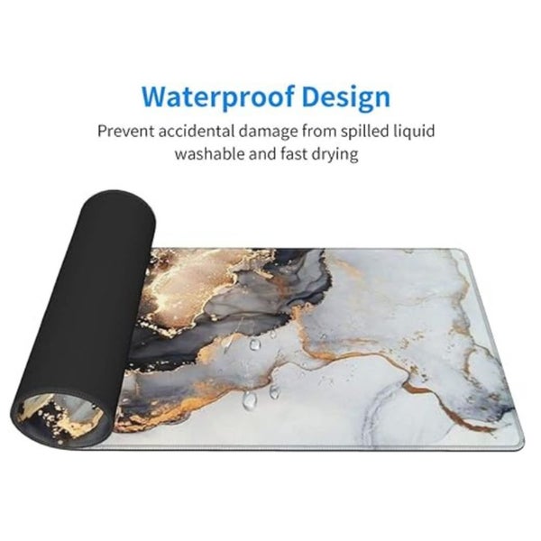Mouse Pad White 290X250x2mm Art Series Marble Computer Laptop Rubber Mat Desk M Carousel 6