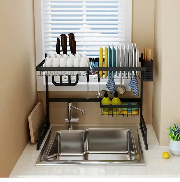 Single layer Over the Sink kitchen Dish Rack Organisor 65Cm Snap Deal Carousel 5