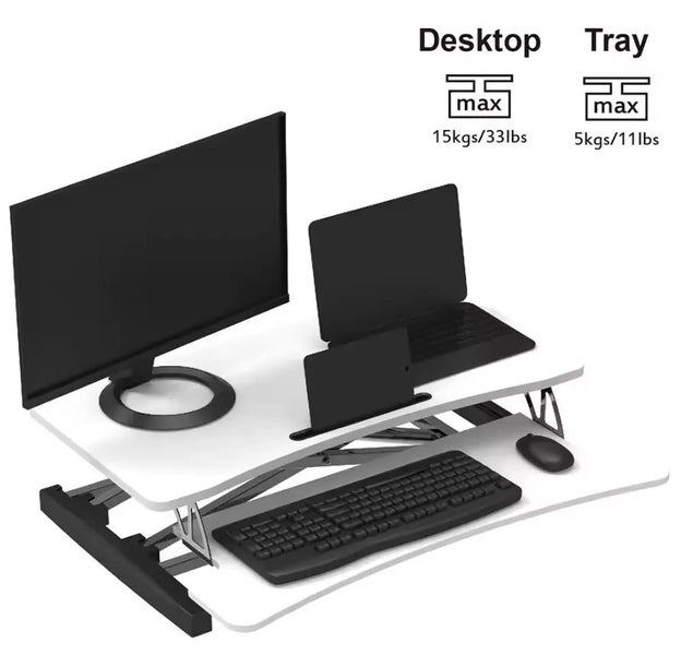 My Office Height Adjustable Desk Riser Standing Desk Snap Deal Carousel 4