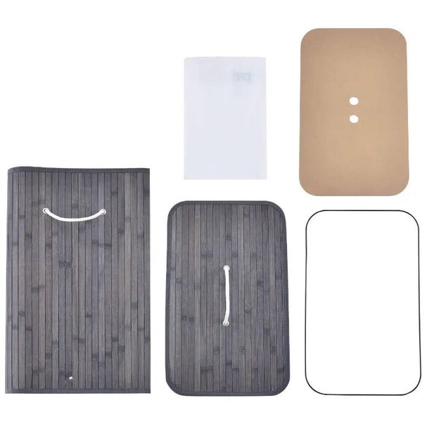 Foldable Bamboo Laundry Basket - Durable & Stylish Storage Hamper Snap Deal Carousel 9