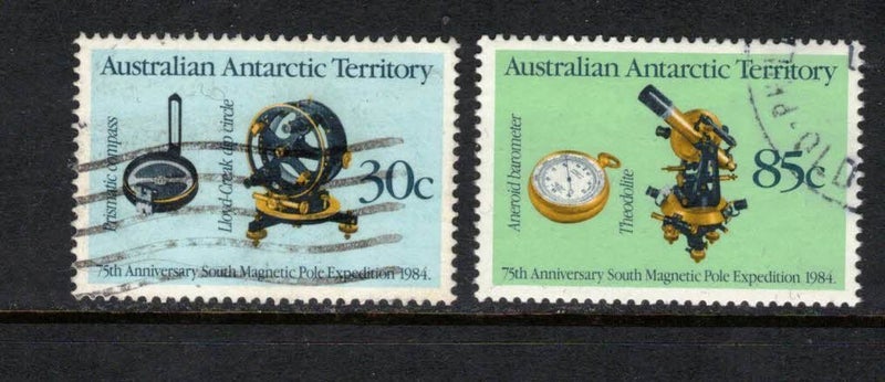 (v) Australia Antarctic Territory 1984 2 stamps used Carousel 1