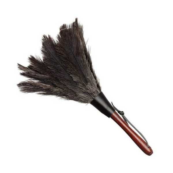 Redecker Ostrich Feather Duster Dark 30cm Carousel 1