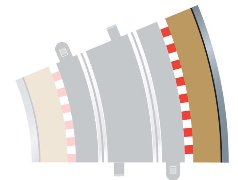 Scalextric C8224 Radius 3 Curve Outer Borders Carousel 1