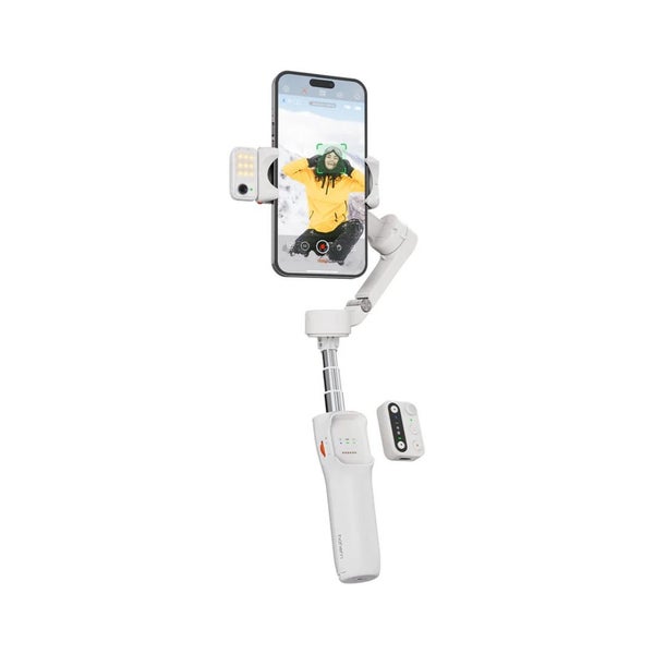 Hohem iSteady V3 Foldable Smartphone AI Gimbal Stabilizer White Carousel 2
