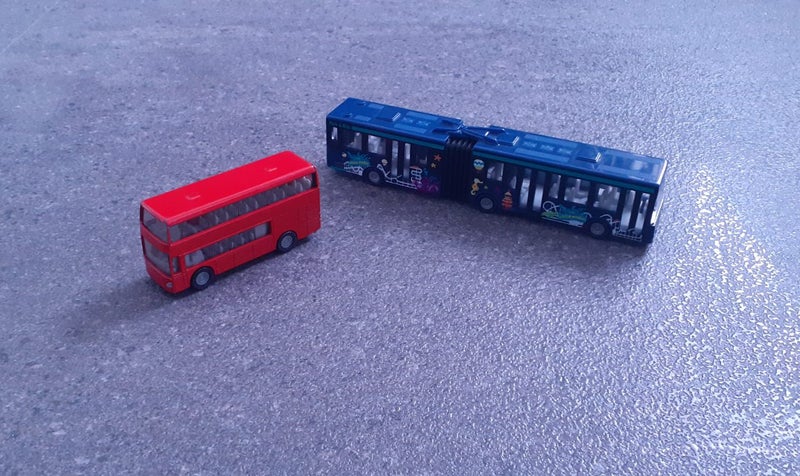 x2 Siku Diecast Buses Carousel 1