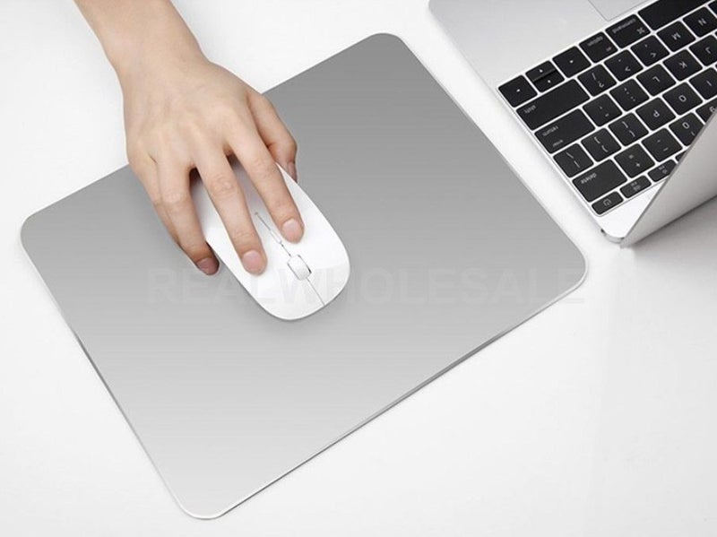 Aluminum Metal Gaming Mouse Pad - Smooth Precision Surface, Non-Slip Rubber Base Carousel 2