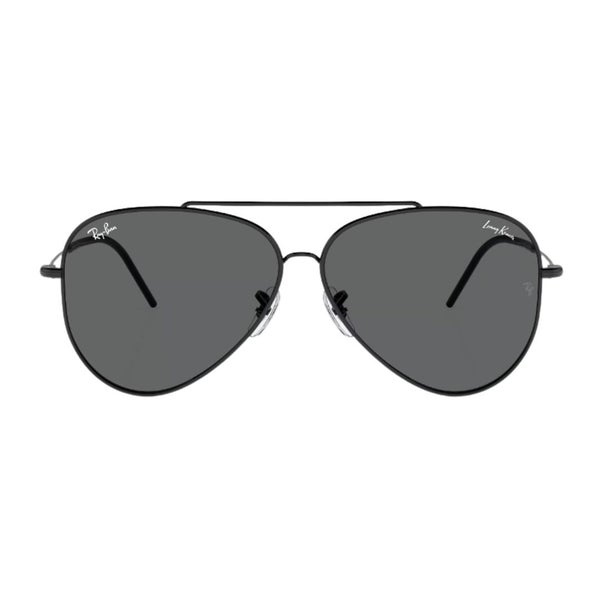 Ray-Ban Aviator Reverse RBR0101S 002/GR 59 - Black Frame, Dark Grey Lens Carousel 2