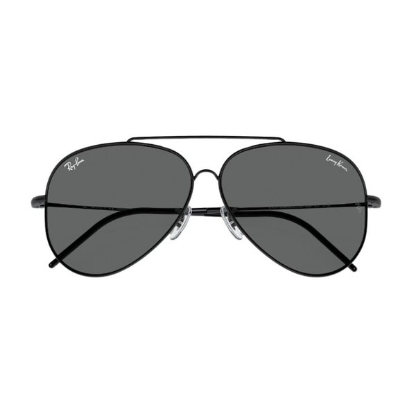 Ray-Ban Aviator Reverse RBR0101S 002/GR 59 - Black Frame, Dark Grey Lens Carousel 6