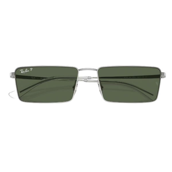 Ray-Ban Emy RB3741 003/9A - Silver Frame, Dark Green Polarized Lens Carousel 2