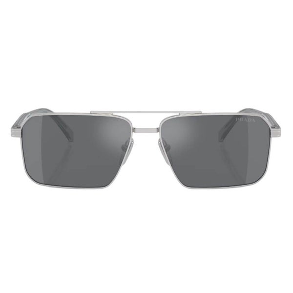 Prada PR A57S 1BC175 - Silver Frame Dark Grey Lenses Carousel 2