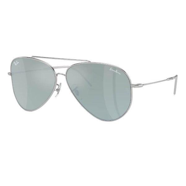 Ray-Ban Aviator Reverse RBR0101S 003/30 - Silver Frame with Silver Lens Carousel 1