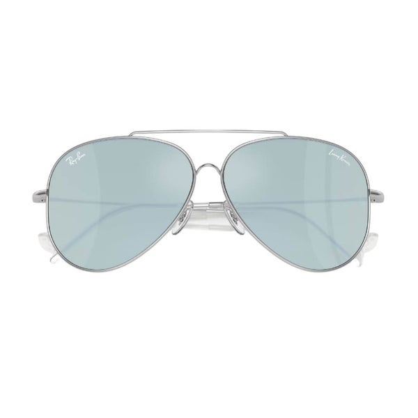 Ray-Ban Aviator Reverse RBR0101S 003/30 - Silver Frame with Silver Lens Carousel 6