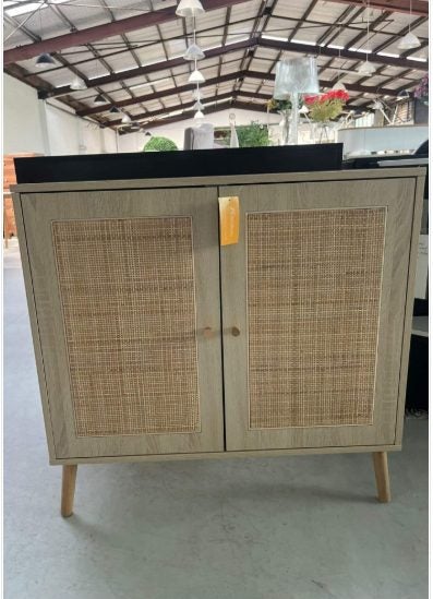 Mars 2 Door Sideboard W80 - Natural wood finish *35% OFF Carousel 2